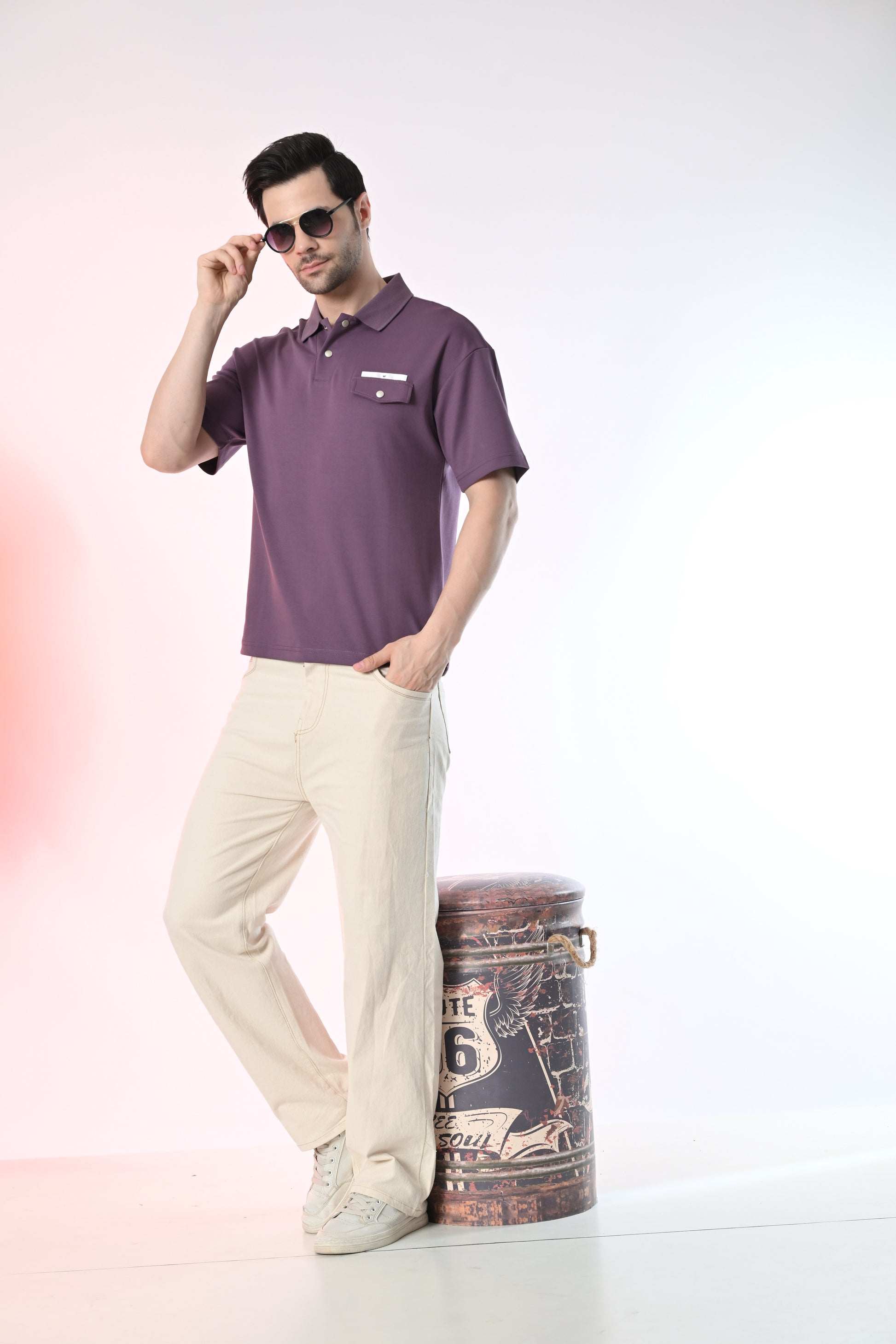 Urban Purple Polo T-shirt